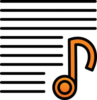Playlist Vector Icon Design