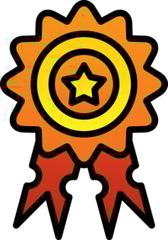 Award Vector Icon Design