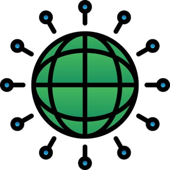 Networking Vector Icon Design