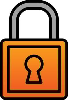 Padlock Vector Icon Design