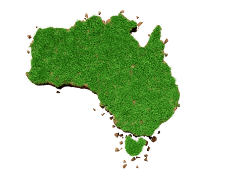 Australia country Grass and ground texture map 3d illustration png