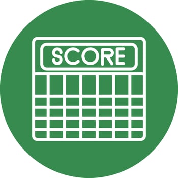 Score Vector Icon Design