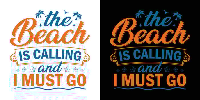 vector vintage summer t-shirt design