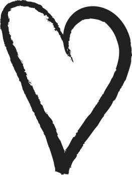Hand-drawn heart shapes. Simple sketch abstract doodle love hearts png