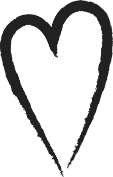 Hand-drawn heart shapes. Simple sketch abstract doodle love hearts png