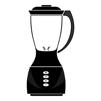 Electrical blender grinder in black png