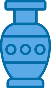 Vase Vector Icon Design