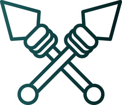 Spear Vector Icon Design