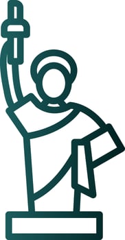 Statue Vector Icon Design