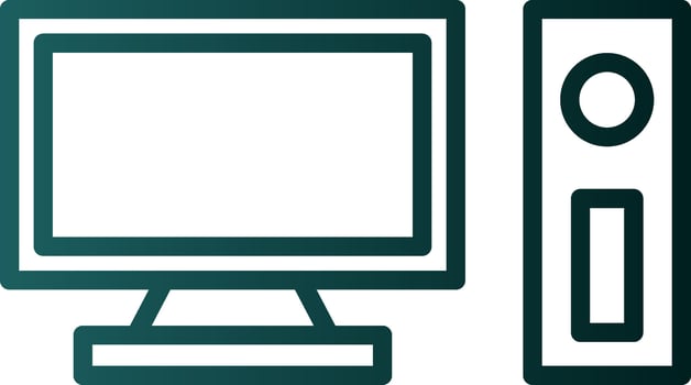 Computer Vector Icon Design