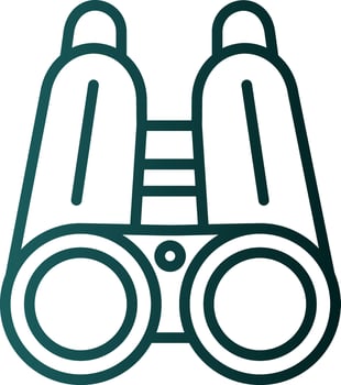 Binoculars Vector Icon Design