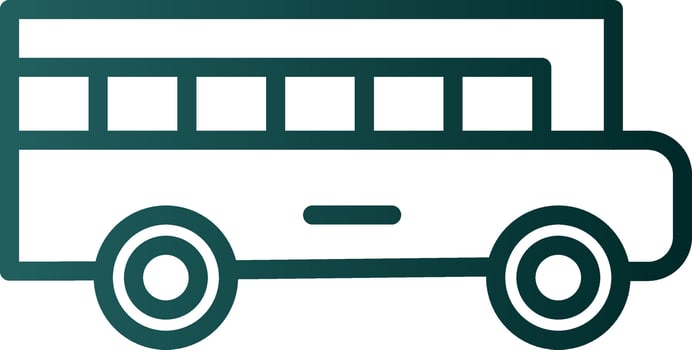 School bus Vector Icon Design