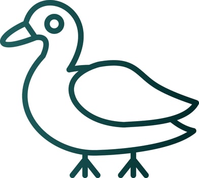 Duck Vector Icon Design