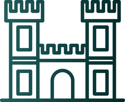 Castle Vector Icon Design