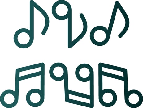 Musical note Vector Icon Design
