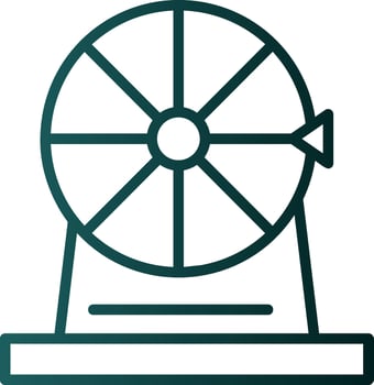 Wheel of fortune Vector Icon Design