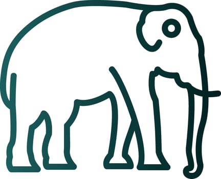 Elephant Vector Icon Design