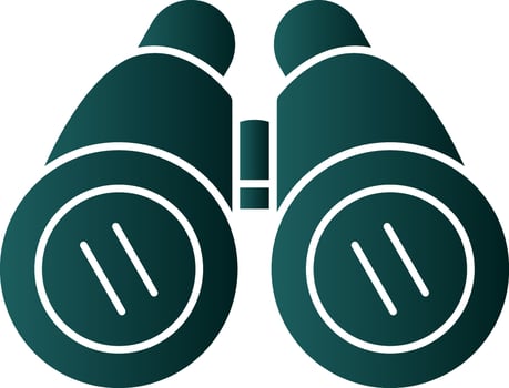 Binocular Vector Icon Design