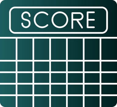 Score Vector Icon Design