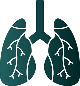 Lungs Vector Icon Design