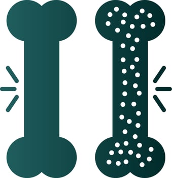 Osteoporosis Vector Icon Design