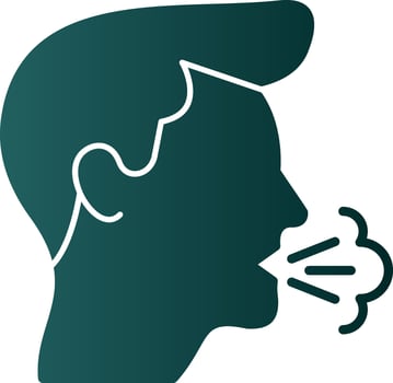 Cough Vector Icon Design