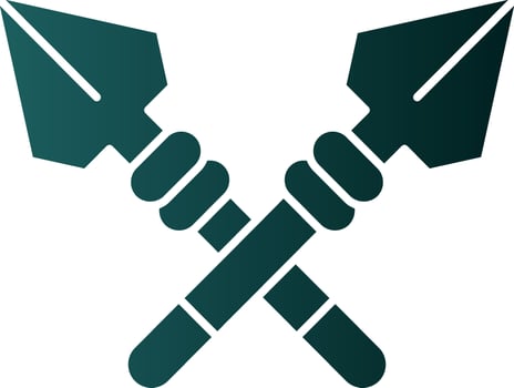 Spear Vector Icon Design