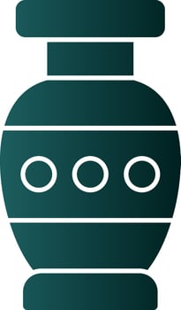 Vase Vector Icon Design