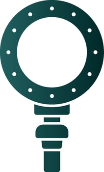 Ring light Vector Icon Design