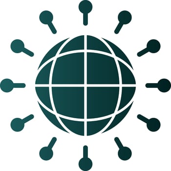 Networking Vector Icon Design