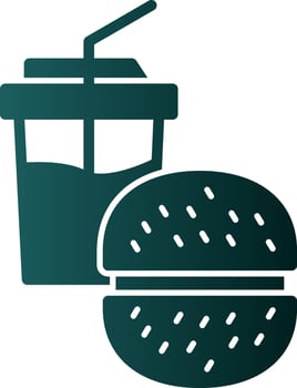 Fast food Vector Icon Design