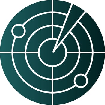 Radar Vector Icon Design
