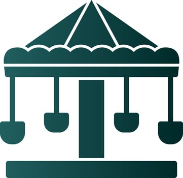 Merry go round Vector Icon Design