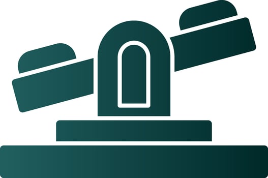 Seesaw Vector Icon Design