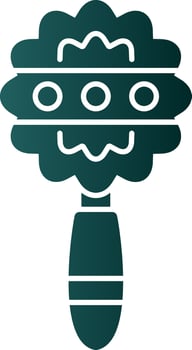 Rattle Vector Icon Design