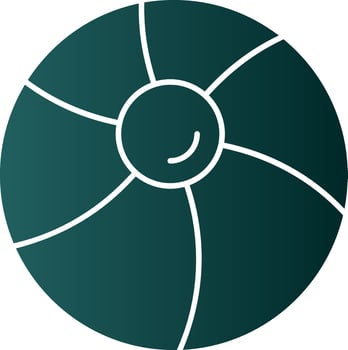 Beach ball Vector Icon Design