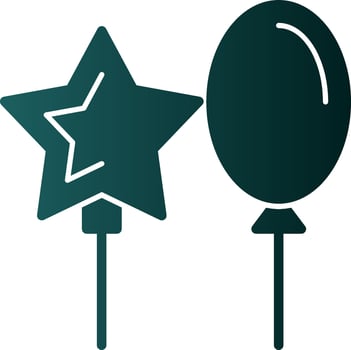 Balloons Vector Icon Design