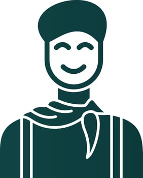 Mime Vector Icon Design