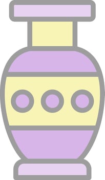 Vase Vector Icon Design