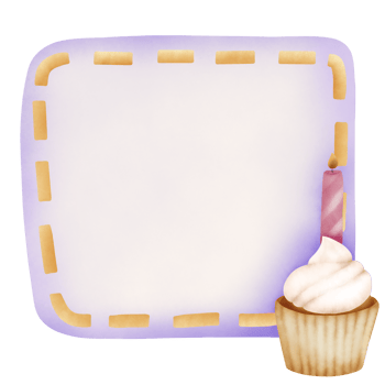 Happy birthday paper note png