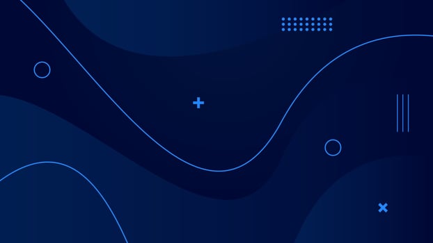Trendy Abstract Blue Minimal Background Design vector