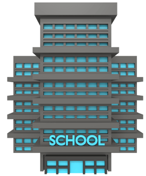 School building university png