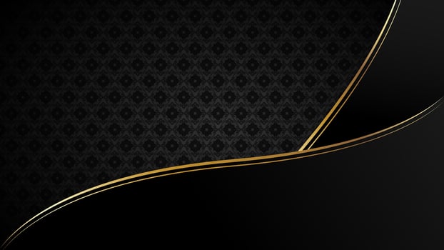 Premium card with gold elements vector
