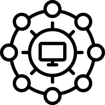 line icon for connectivity vector