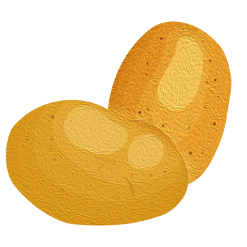 oil painting texture vegetable isolated png