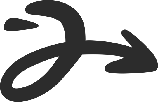 Doodle arrow. Hand drown lines and curve scribbles. Sketch of abstract pointer in different shape png