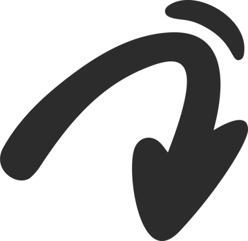 Doodle arrow. Hand drown lines and curve scribbles. Scetch of abstract pointer in different shape png