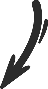 Doodle arrow. Hand drown lines and curve scribbles. Sketch of abstract pointer in different shape png