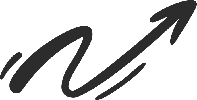 Doodle arrow. Hand drown lines and curve scribbles. Scetch of abstract pointer in different shape png