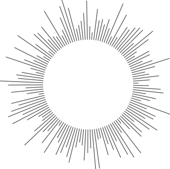 Circle sound wave. Circular music audio round. Radial graphic of voice. Abstract equalizer. Symbol of waveform burst rays. png